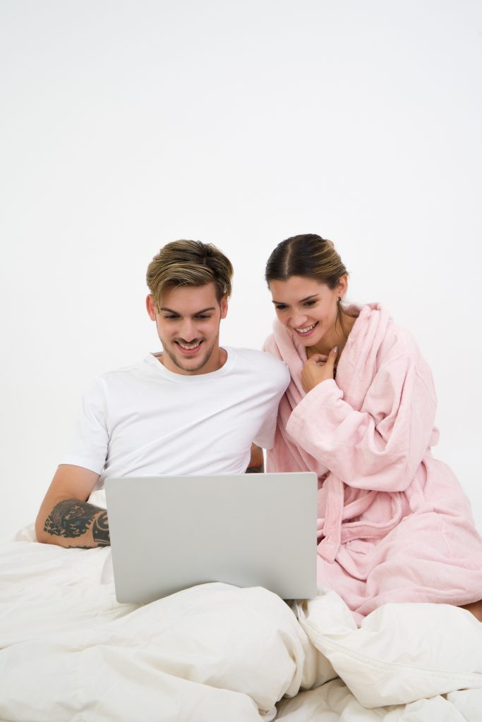 Homebuyers exploring their options for buying a home together